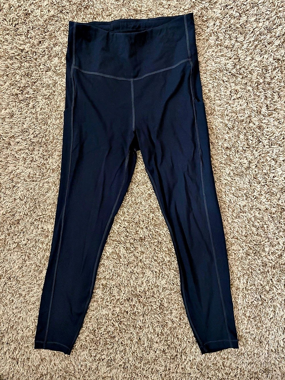 Athleta Ultimate Stash Pocket 7/8 Tight Blue Small